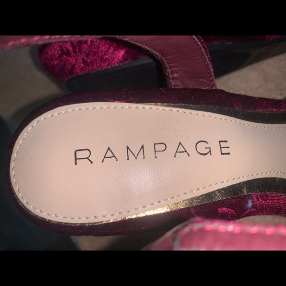 Velvet wedges by Rampage - Picture 5 of 6